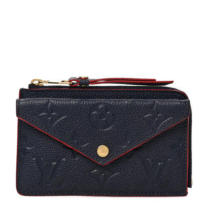 Louis Vuitton Empreinte Recto Verso Card Holder Marine Rouge 1 of 6