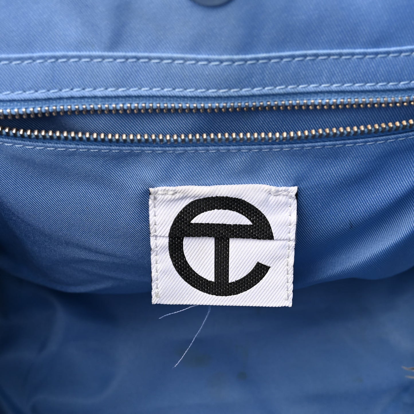 Vegan Leather Medium Shopping Bag Cerulean