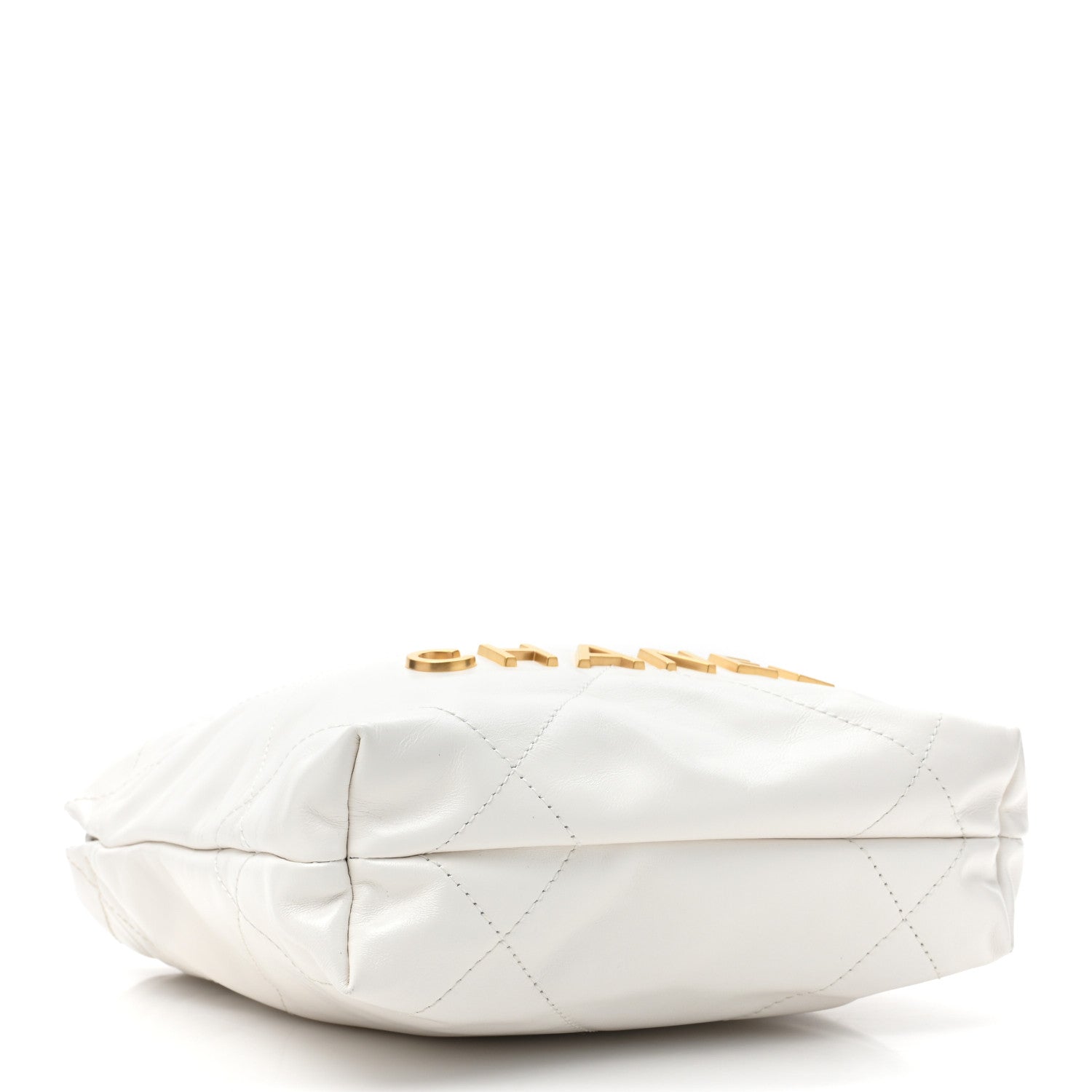 Chanel Shiny Calfskin Quilted Mini Chanel 22 White 4 of 9