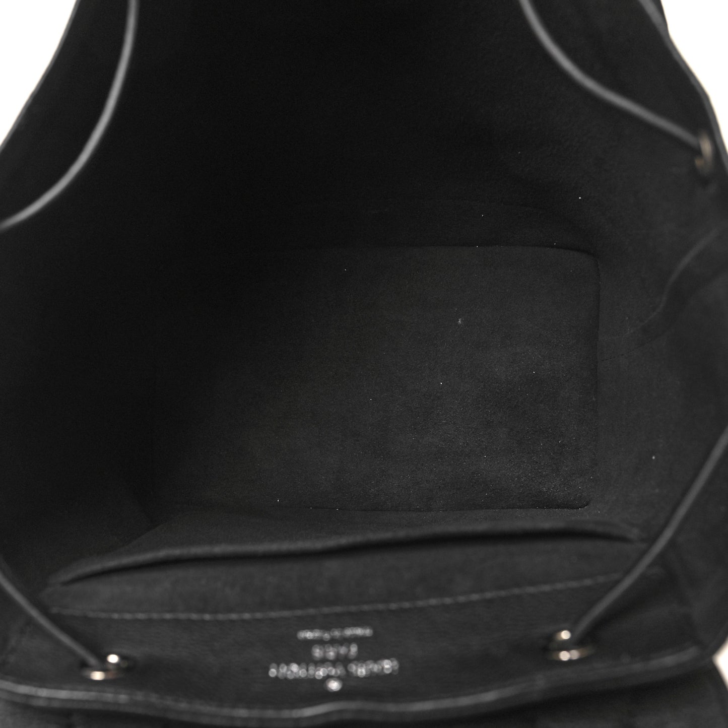 Calfskin Lockme Backpack Black