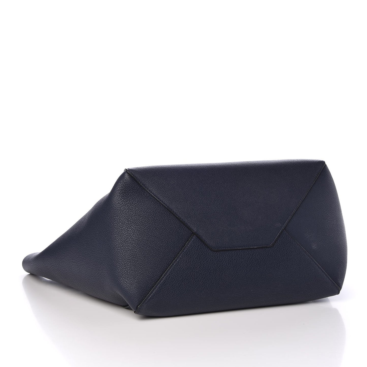 Soft Grained Calfskin Small Belt Cabas Phantom Navy