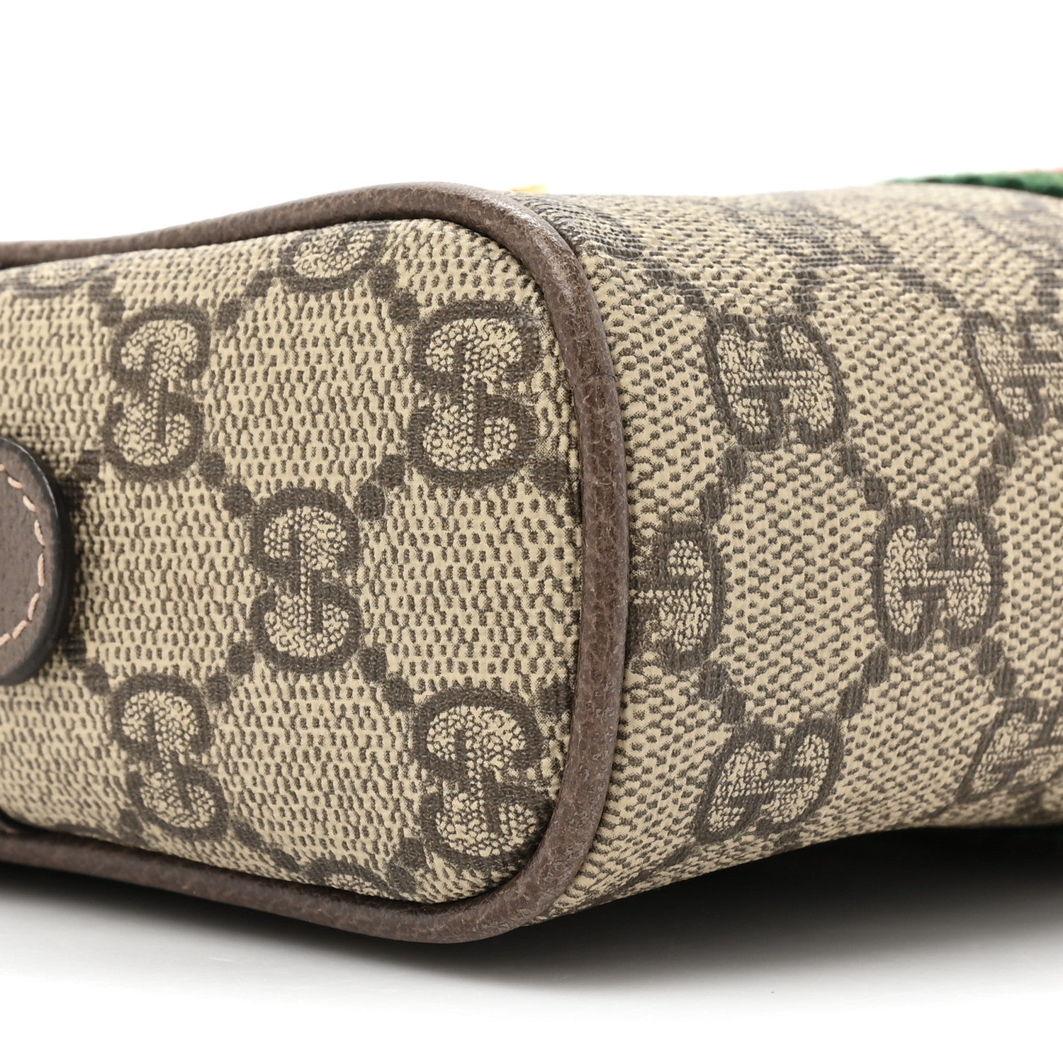 Gucci GG Supreme Monogram Web Small Ophidia Belt Bag 85 34 Dark Brown 9 of 11