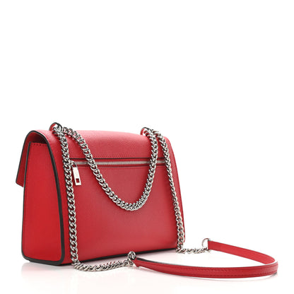Louis Vuitton Soft Calfskin Mylockme Chain Bag BB Rubis 3 of 9