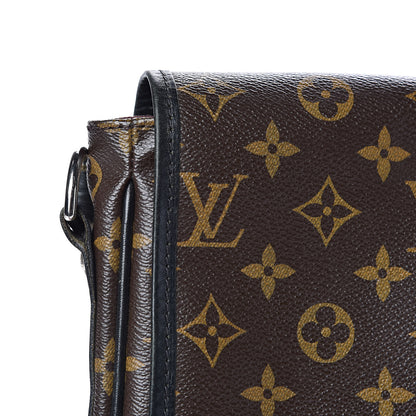 Louis Vuitton Monogram Macassar Bass MM 10 of 19
