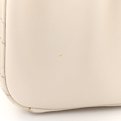Gucci Calfskin Matelasse Small GG Marmont Tote White 13 of 17