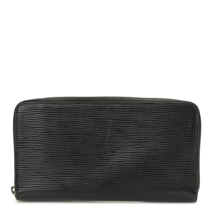Louis Vuitton Epi Zippy Organizer Wallet Black 1 of 7