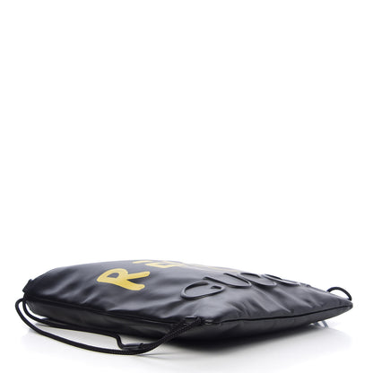 Gucci Calfskin Small GucciGhost Drawstring Backpack Black 3 of 10