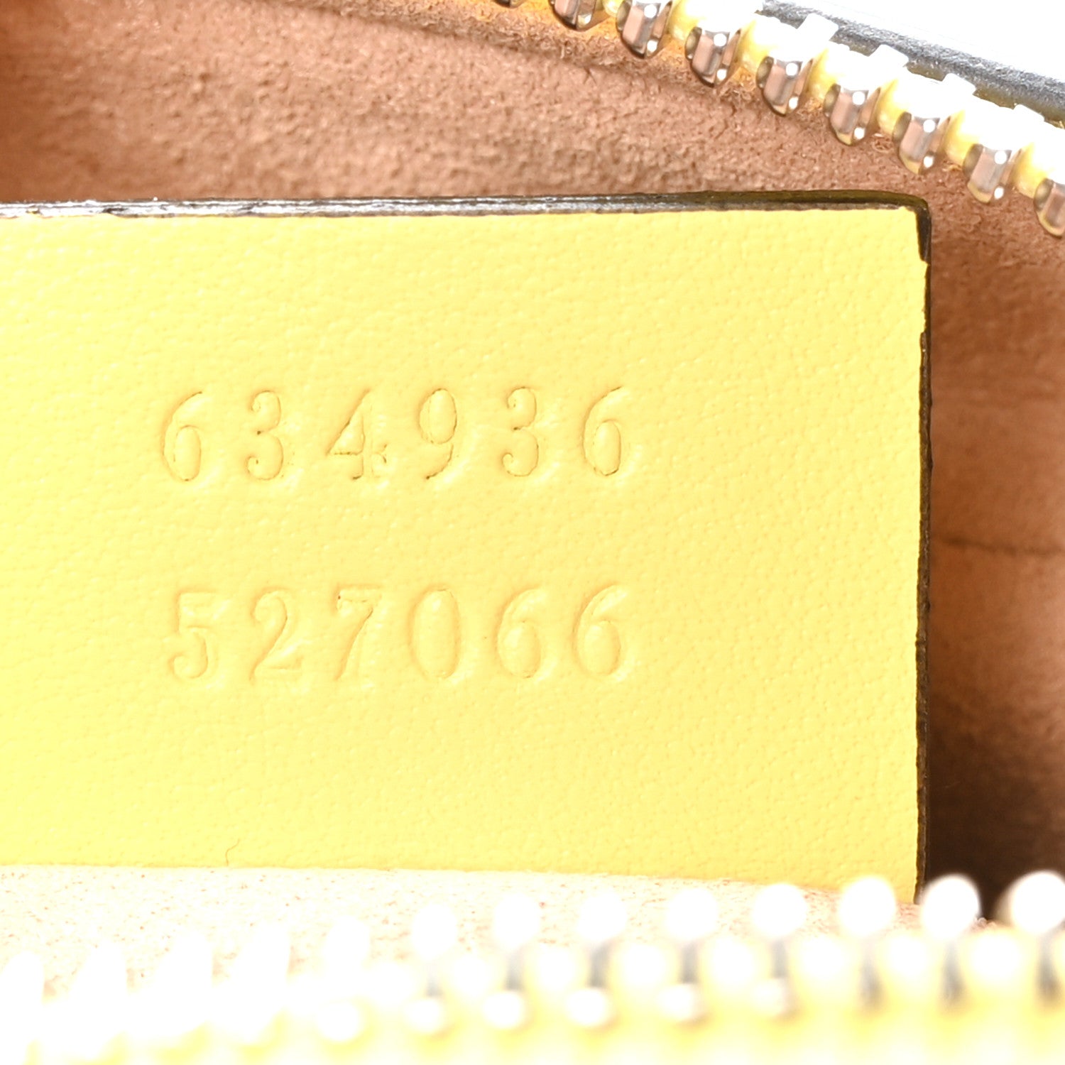 Gucci Calfskin Matelasse Mini GG Marmont Chain Shoulder Bag Banana 7 of 10