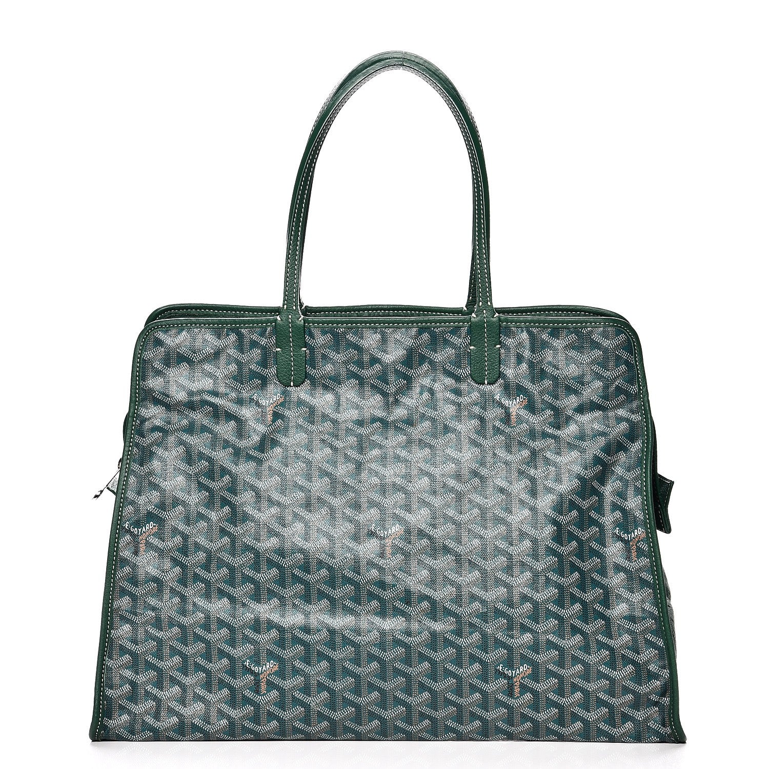 Goyard Goyardine Sac Hardy Pet Carrier PM Green 3 of 15