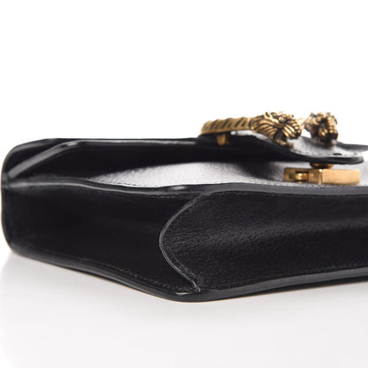 Gucci Calfskin Web Mini Dionysus Shoulder Bag Black 9 of 13