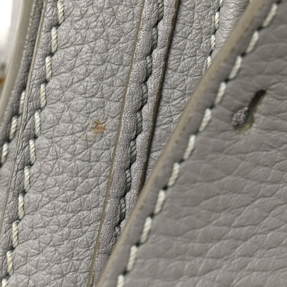 Chloe Calfskin Medium Marcie Round Crossbody Bag Cashmere Grey 11 of 15