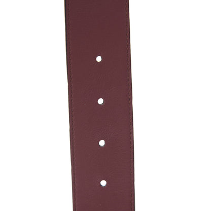 Gucci GG Supreme Monogram Blooms Moon Calfskin Interlocking G 37mm Belt 95 38 Beige Ebony Multicolor Dry Rose 5 of 5