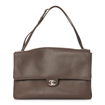 Chanel Grained Calfskin Souplissimo Maxi Flap Light Brown 1 of 13