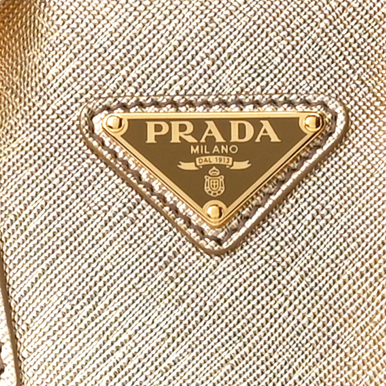 Prada Saffiano Lux Mini Galleria Double Zip Tote Platino 8 of 11