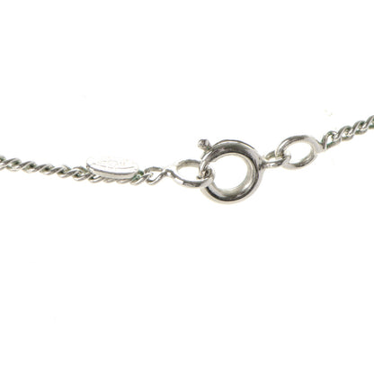 Chanel Crystal Timeless CC Necklace Silver 4 of 5