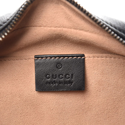 Gucci Calfskin Matelasse Small GG Marmont Chain Shoulder Bag Black 6 of 11