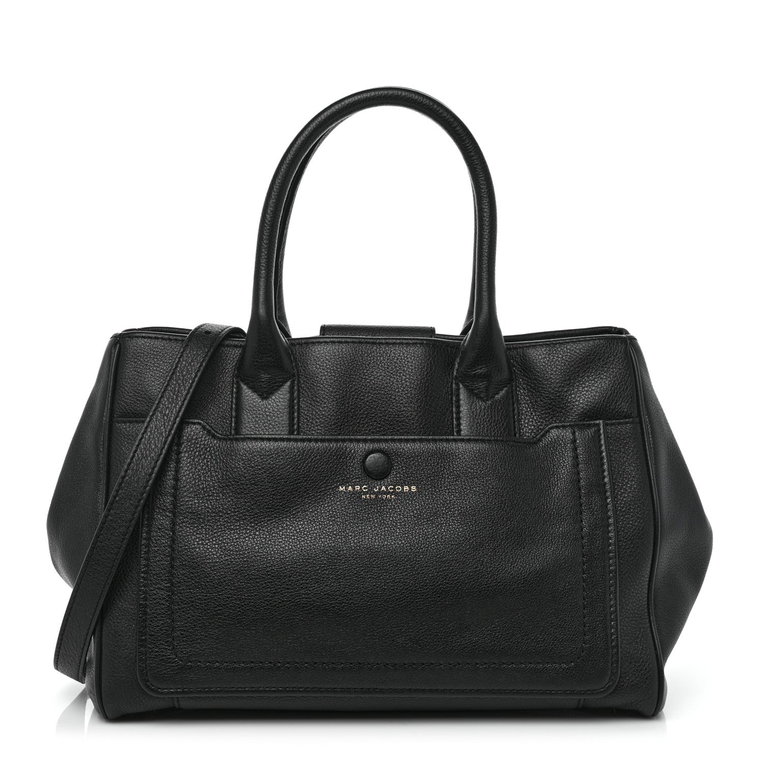 Marc Jacobs Grained Calfskin Empire City Tote Black 1 of 11
