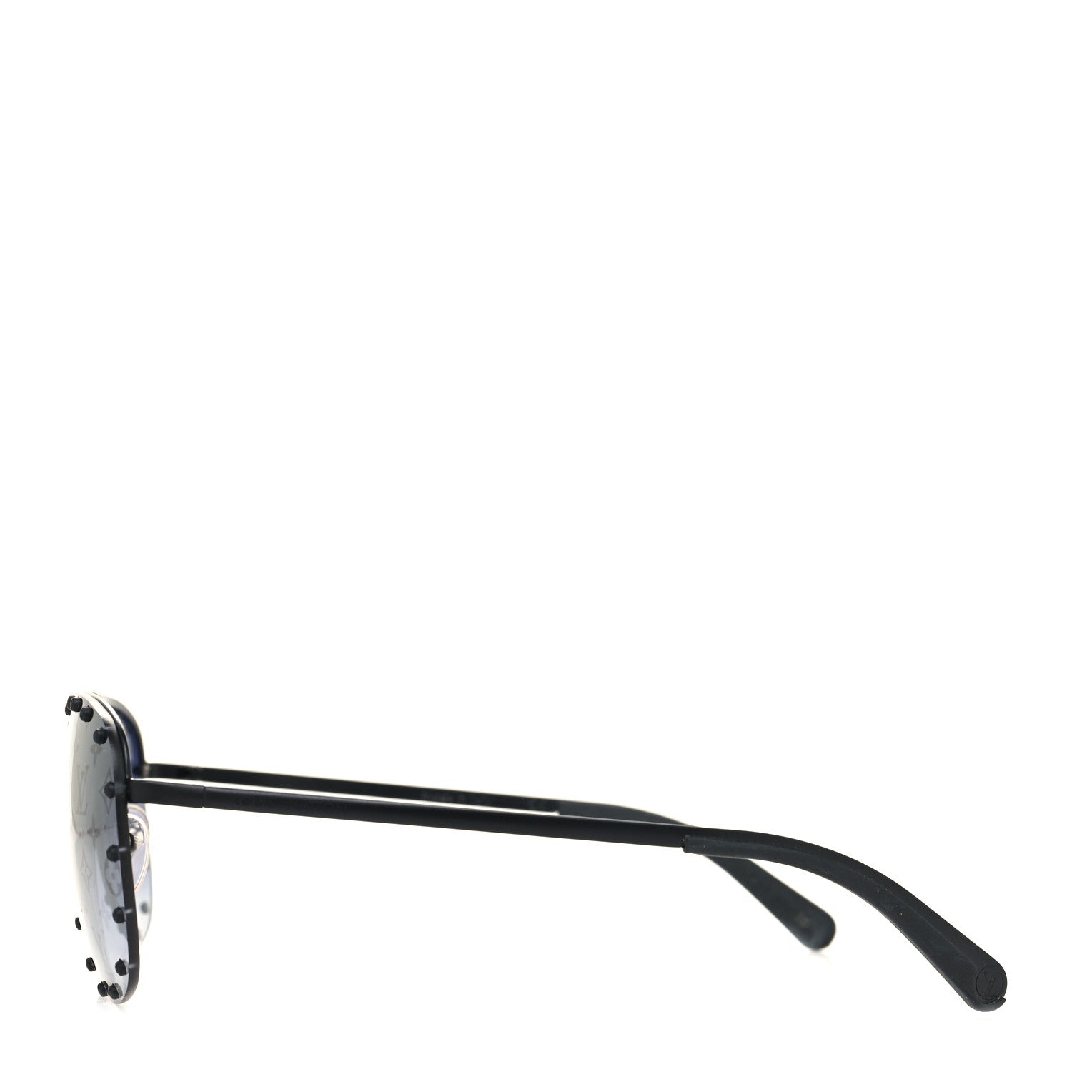 Louis Vuitton Monogram The Party Aviator Sunglasses Z0971U Black 3 of 8
