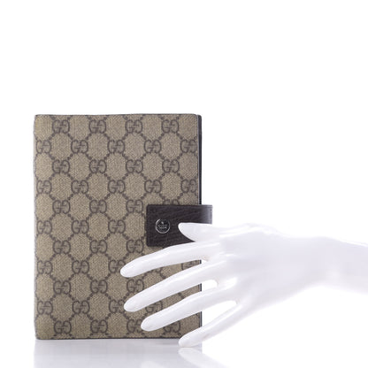 Gucci GG Supreme Monogram Standard Agenda Dark Brown 2 of 9