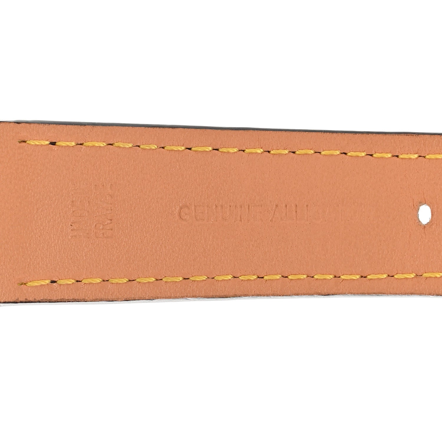 Louis Vuitton Alligator Tambour Watch Strap Brown 4 of 6
