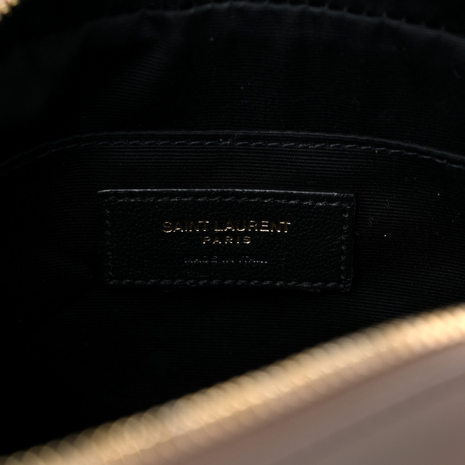 Saint Laurent Calfskin Matelasse Monogram Lou Camera Bag Taupe 6 of 9