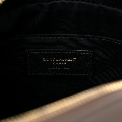 Saint Laurent Calfskin Matelasse Monogram Lou Camera Bag Taupe 6 of 9