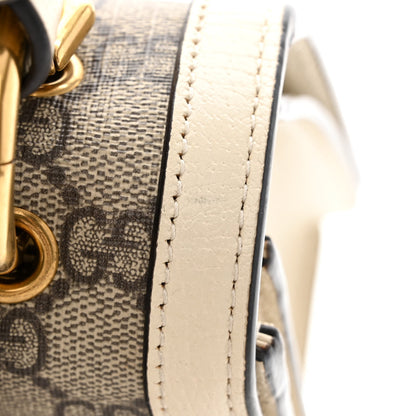 Gucci GG Supreme Monogram Small Queen Margaret Top Handle Bag White 12 of 13