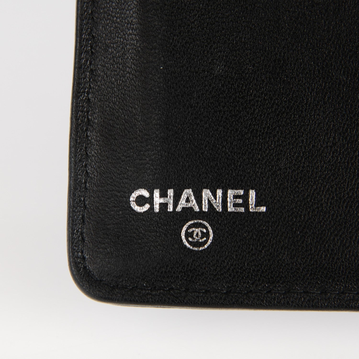 Chanel Lambskin Quilted Boy Yen Wallet Black 5 of 8