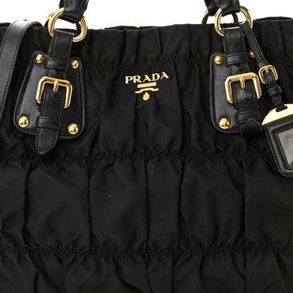 Prada Tessuto Nylon Gaufre Tote Black 7 of 13