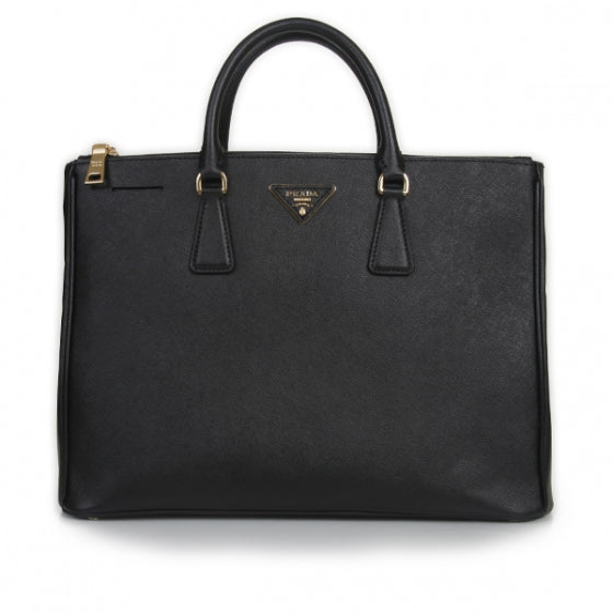 Prada Saffiano Lux Tote Black 1 of 13