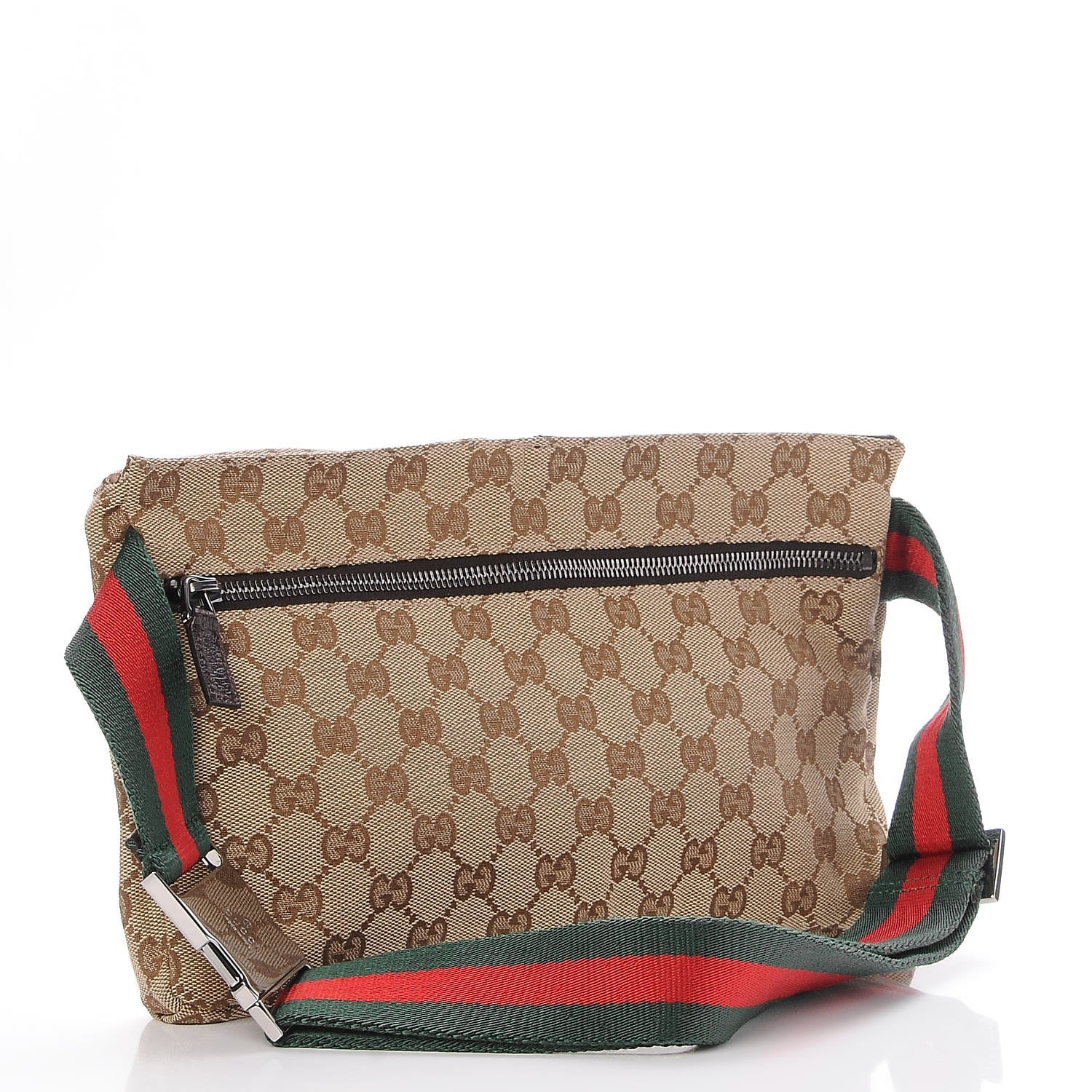 Gucci Monogram Web Belt Bag Dark Brown 3 of 8