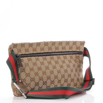 Gucci Monogram Web Belt Bag Dark Brown 3 of 8