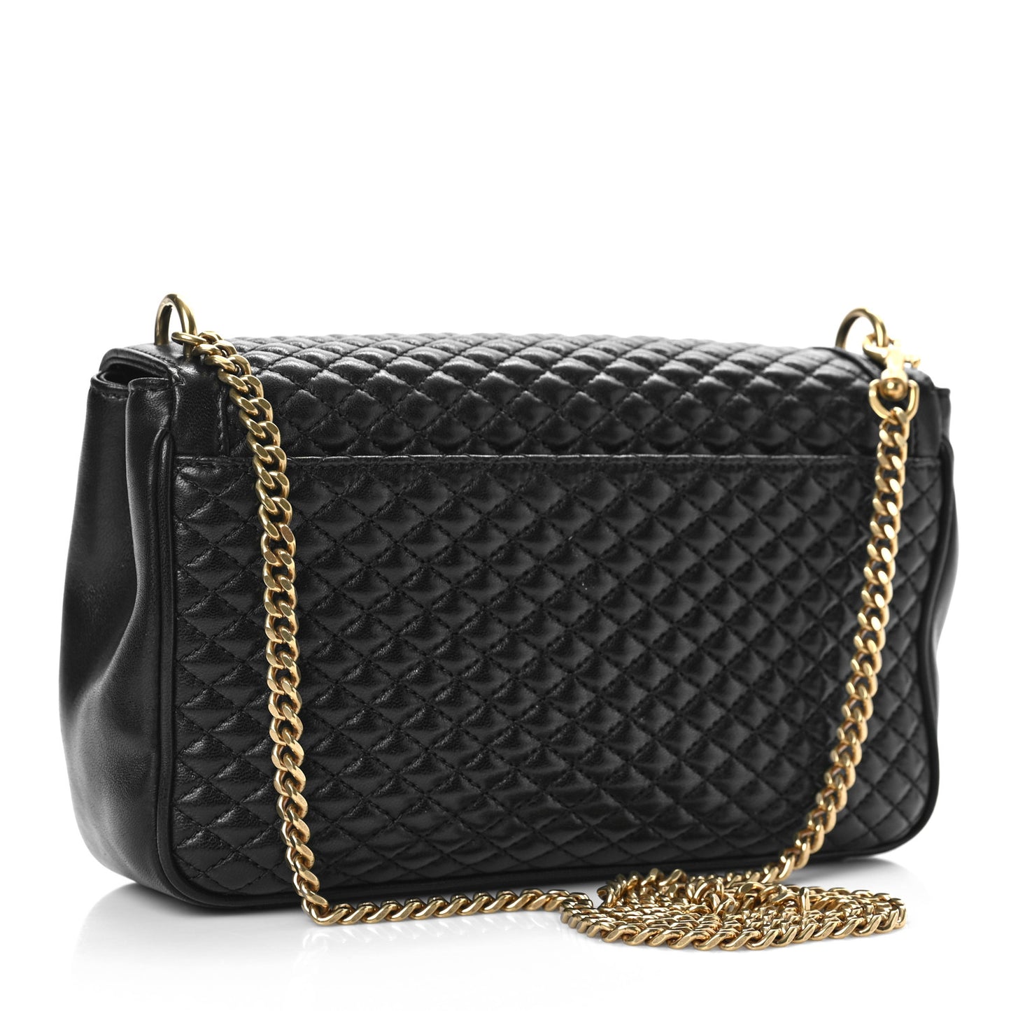 Lambskin Quilted Victoire Shoulder Bag Black