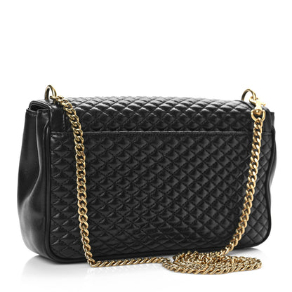Saint Laurent Lambskin Quilted Victoire Shoulder Bag Black 2 of 7