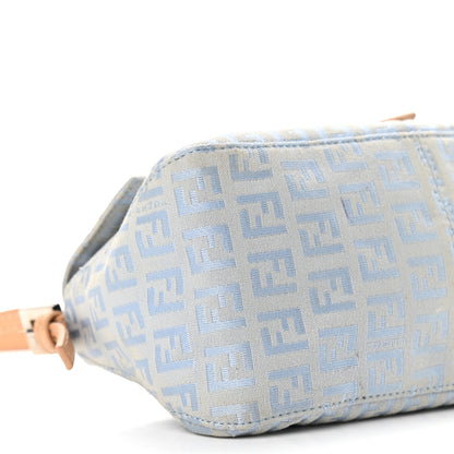 Fendi Zucchino Mini Mama Baguette Blue 8 of 9