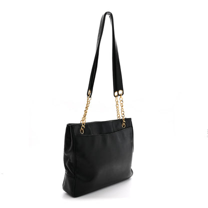 Chanel Lambskin CC Shoulder Bag Black 3 of 14