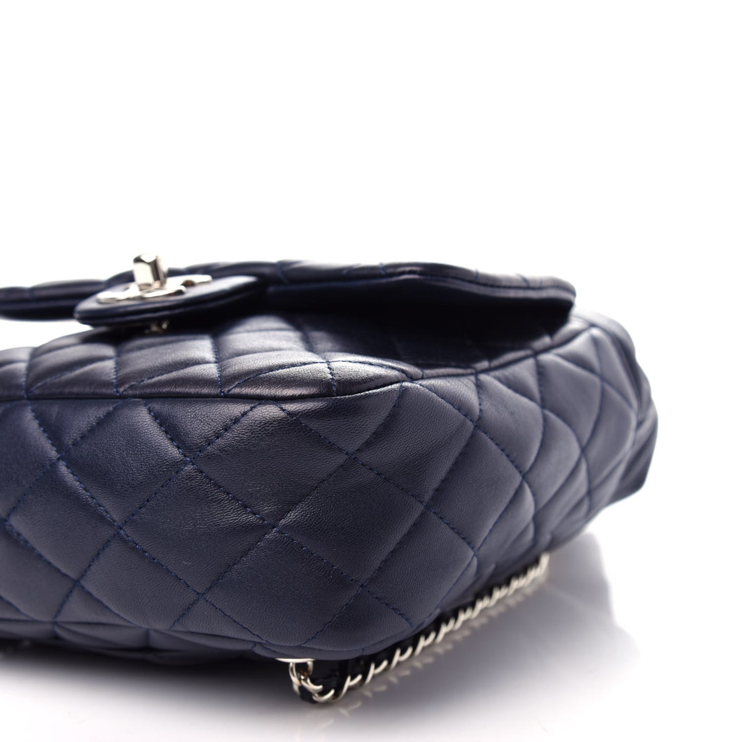 Lambskin Quilted Small in Seoul Backpack Navy