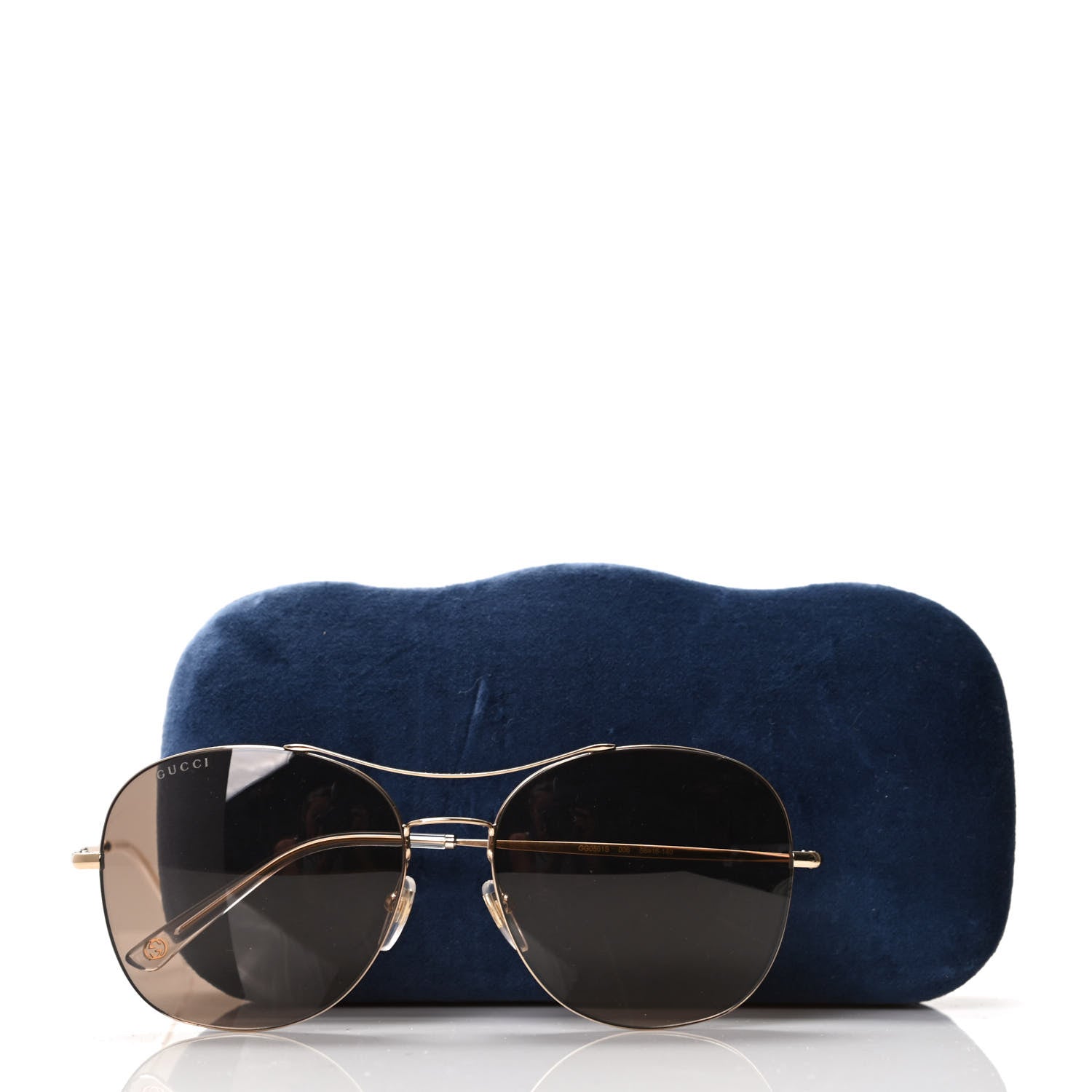 Gucci Aviator GG0501S Sunglasses Gold 8 of 8