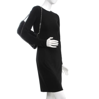 Stella McCartney Net Patent Falabella Clutch Black 2 of 7