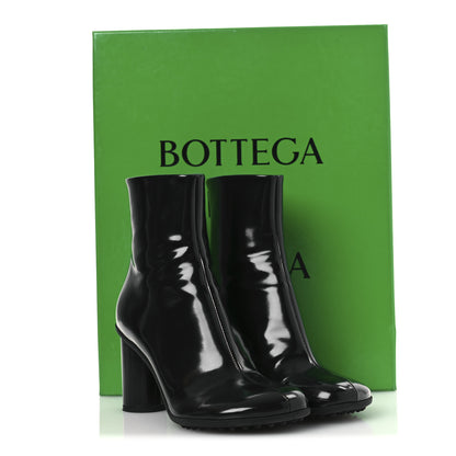 Bottega Veneta Patent Lambskin Atomic Boots 37 Black 11 of 11