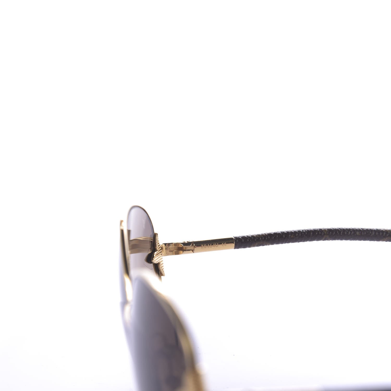 Louis Vuitton Monogram Viola Round Sunglasses Z0464U Brown 6 of 7