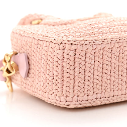 Miu Miu Crochet Calfskin S Narrow Arcadie Alabaster Pink 9 of 11