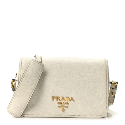 Prada Vitello Phenix Crossbody Bag Talco 1 of 11
