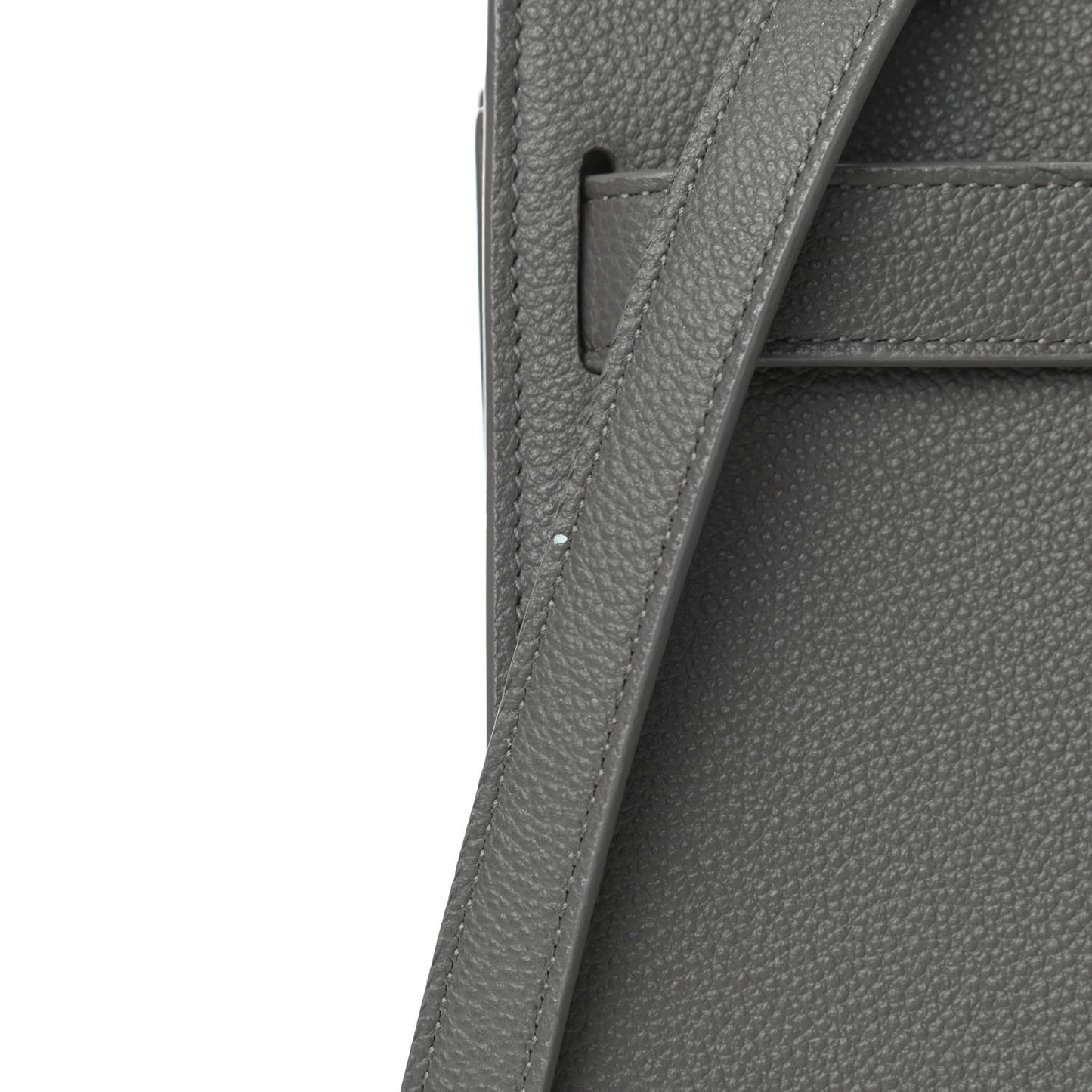 Grained Calfskin Small Sac De Jour Fog
