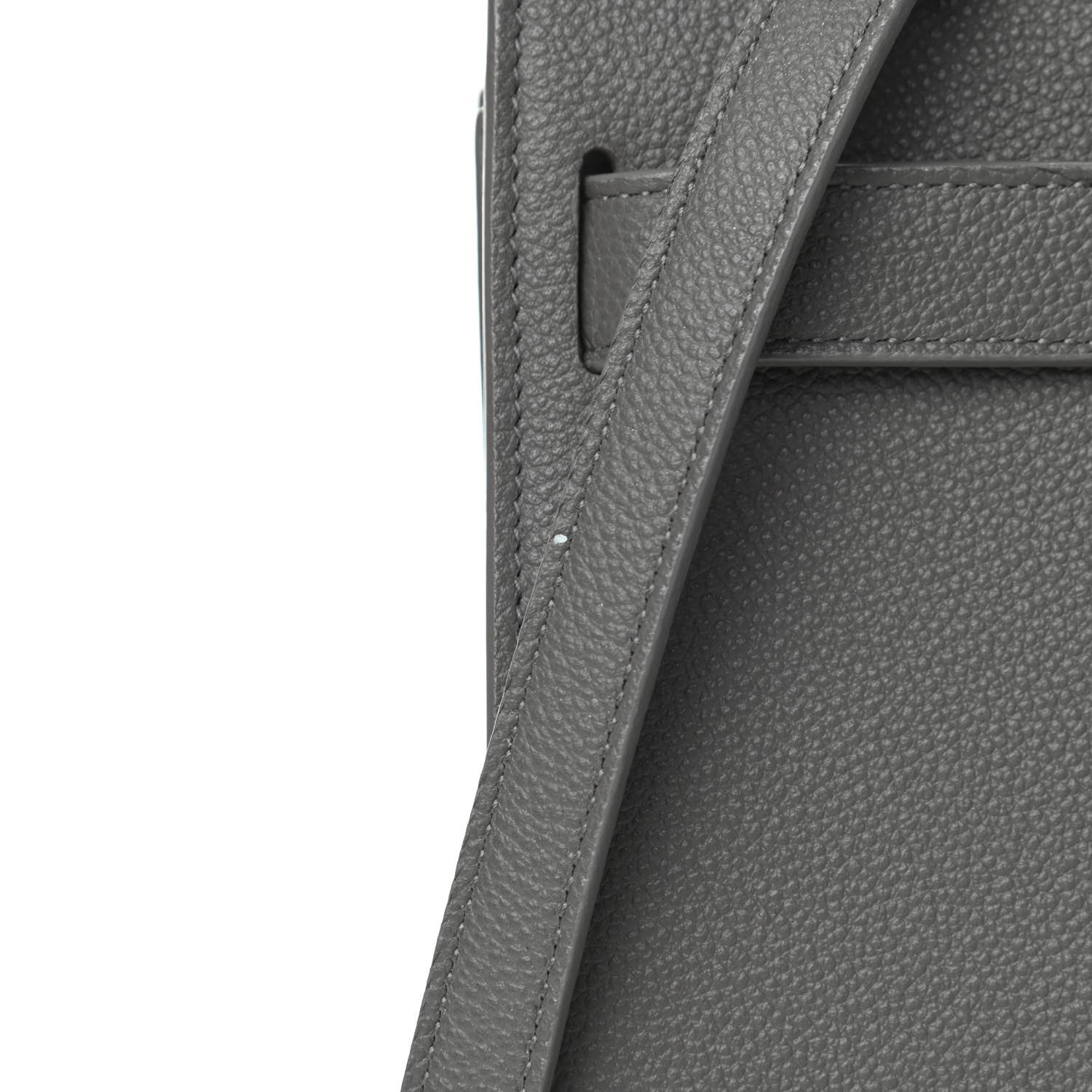 Saint Laurent Grained Calfskin Small Sac De Jour Fog 7 of 7