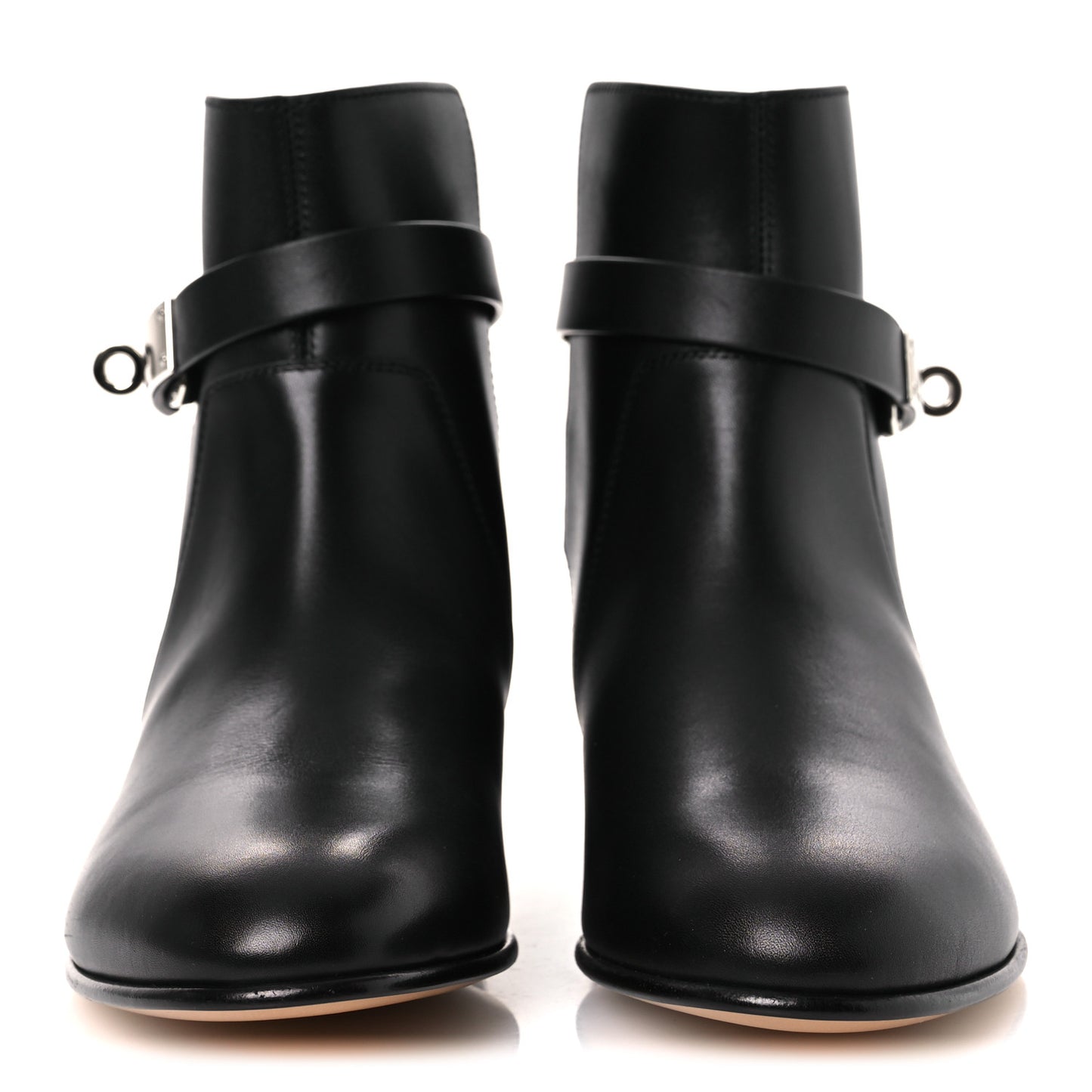 Calfskin Neo Low Boots 37 Black