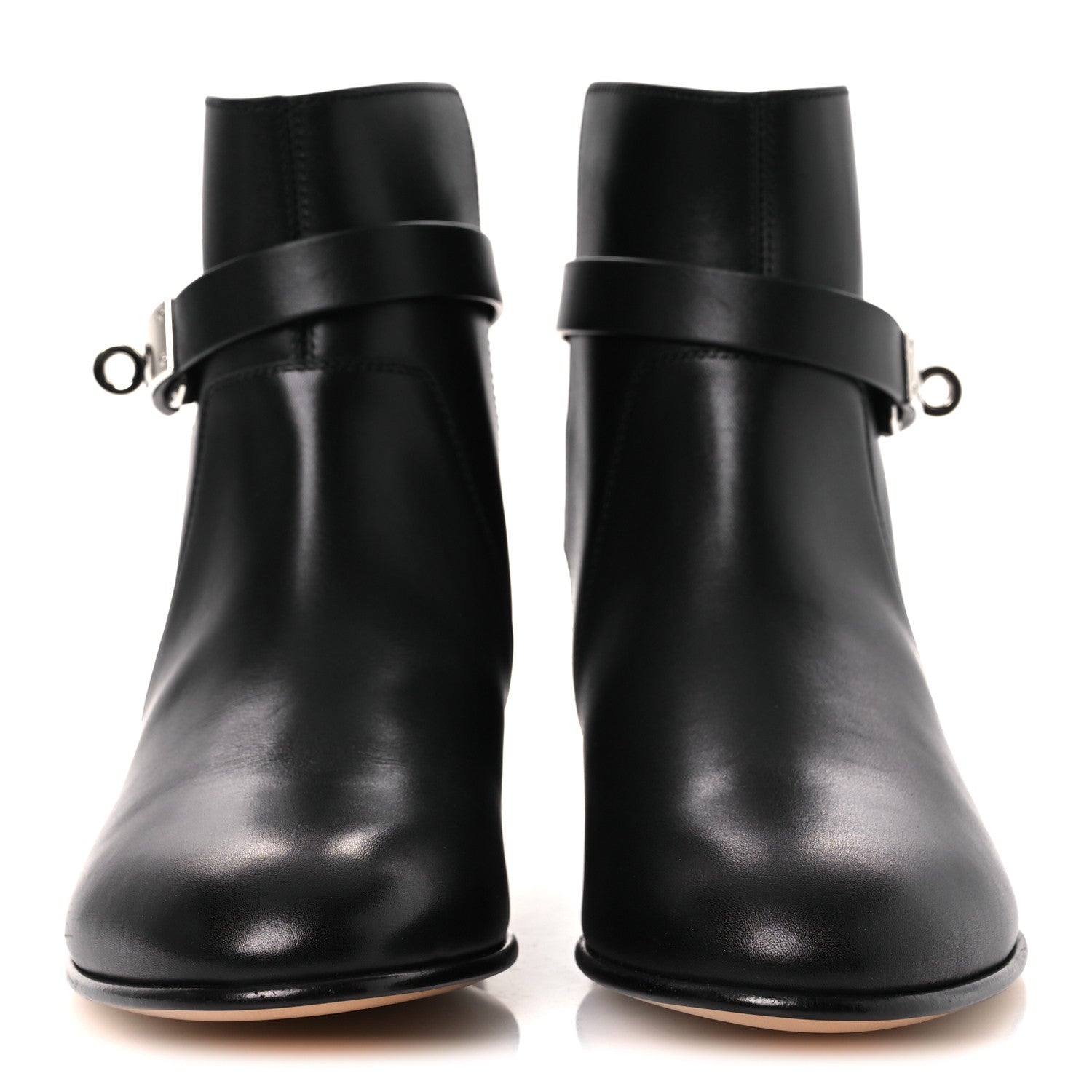 Hermes Calfskin Neo Low Boots 37 Black 3 of 12