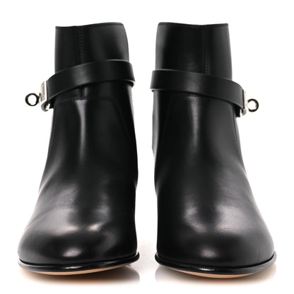 Hermes Calfskin Neo Low Boots 37 Black 3 of 12