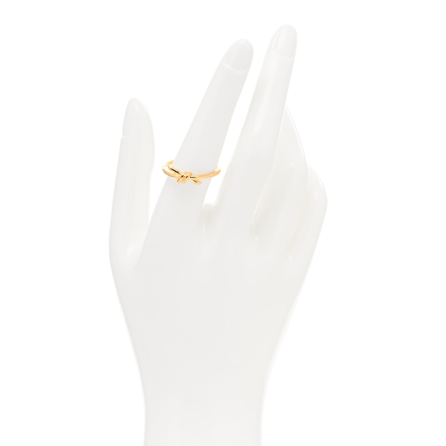 18K Yellow Gold Knot Ring 60 9