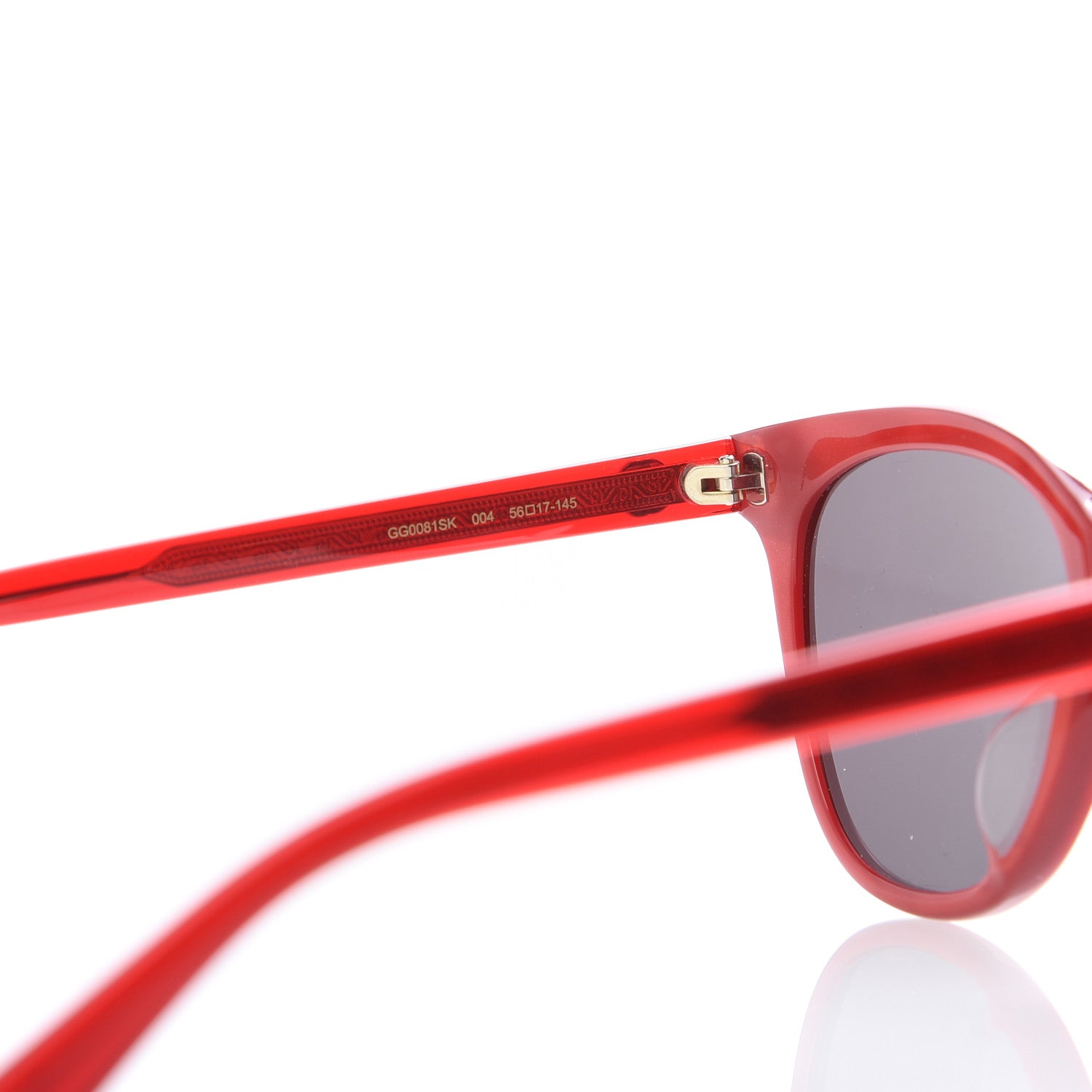 Gucci Acetate GG Sunglasses GG0081SK Red 5 of 8